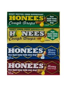 Caramelos Rellenos de Miel HONEES - Paquete Variado 36 Unidades