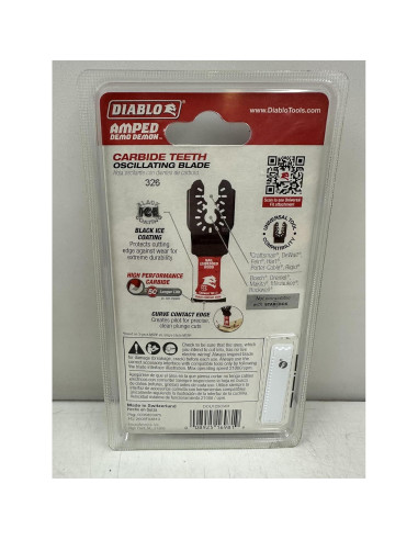 Cuchilla Oscilante Diablo AMPED Demo Demon Carburo 3 Pzas