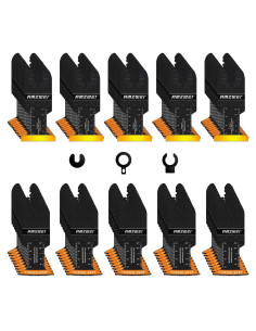 100 Hojas de Herramienta Oscilante AMZWEI para Metal y Madera