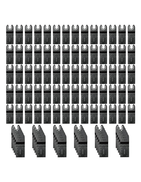 100 Hojas de Sierra Oscilante TrivdPro para Madera y Metal