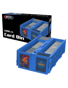 Caja de Cartas Coleccionables BCW Azul 1600 Cartas Plástico