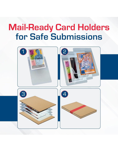 Soporte Semirrígido para Tarjetas BCW - Paquete de 100 - 8.38x11.18cm