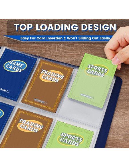 36 Hojas Manga para Cartas Fabmaker 9 Bolsillos 648 Cartas