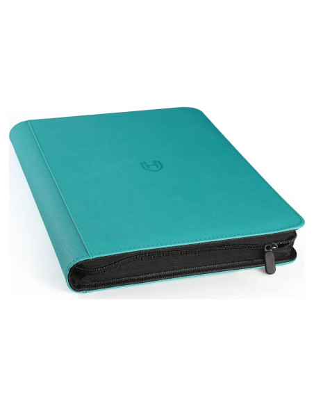 Carpeta de Cartas 9 Bolsillos Pemocyny Verde Azulado Carpeta de Cartas 9 Bolsillos Pemocyny Verde Azulado