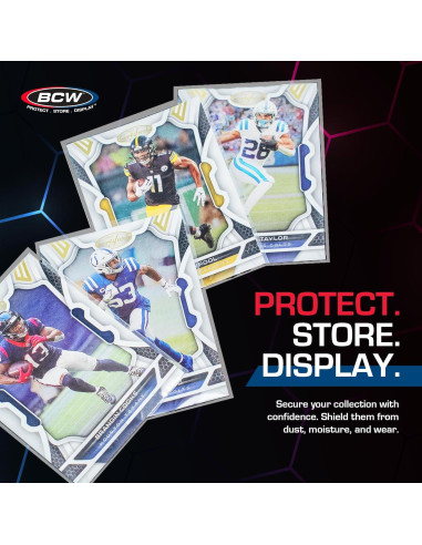 Combo Fundas y Toploaders BCW para Cartas 100 Unidades