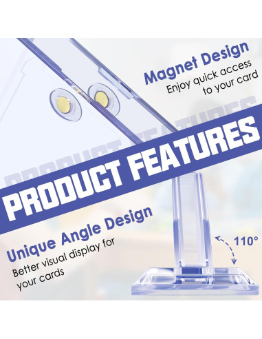 Soportes Magnéticos para Tarjetas Homthy 4 Piezas 35PT