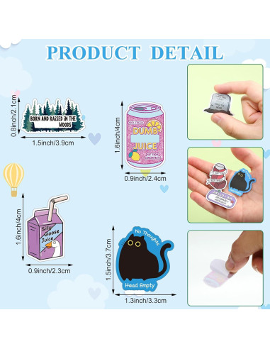 400 Pegatinas Divertidas Chivertion Impermeables para Adultos