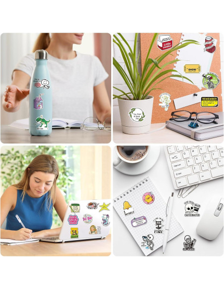 400 Pegatinas Divertidas Chivertion Impermeables para Adultos