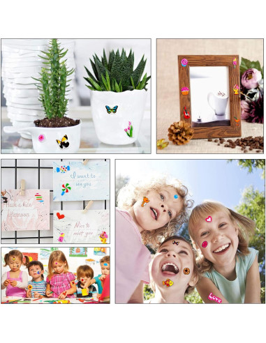 Stickers 3D Esponjosos Habett para Niños - 36 Hojas, 920 Piezas