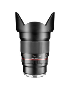 Lente Samyang 16mm F2.0 para Fujifilm-X - Gran Angular
