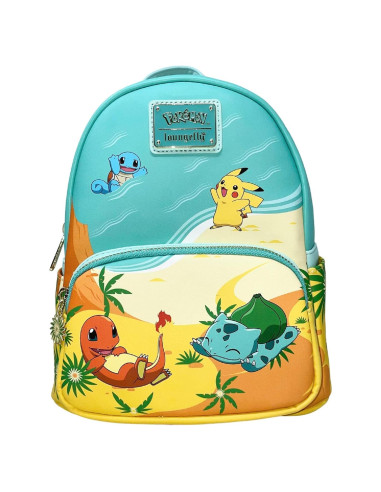 Bolso de Hombro Doble de Playa Loungefly Pokemon Original
