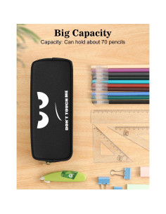 Estuche de Lápices FINPAC Negro Gran Capacidad 20.5x8.5x6cm 2