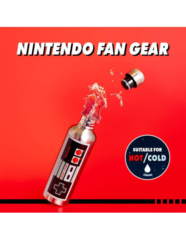 Botella de Agua de Metal Paladone NES 500ml Multicolor