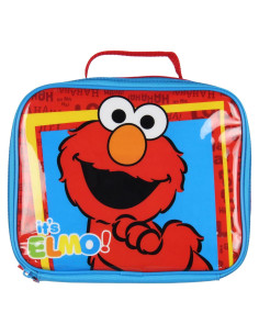 Caja de Almuerzo Insulada Elmo Plaza Sésamo 25.4x20.3cm