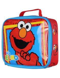 Caja de Almuerzo Insulada Elmo Plaza Sésamo 25.4x20.3cm 2