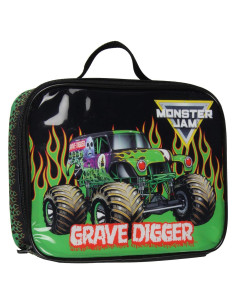 Lonchera Aislada Monster Jam Grave Digger 25.4x10.16x15.24 cm