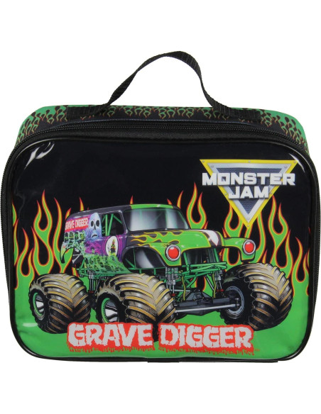 Lonchera Aislada Monster Jam Grave Digger 25.4x10.16x15.24 cm