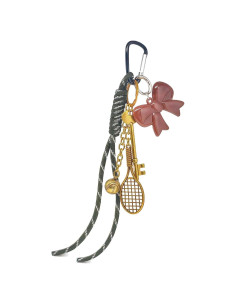 Llavero encanto de bolsa Kawaii para mujeres - Nylon elegante