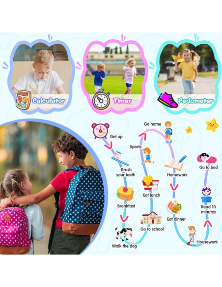 Reloj Inteligente para Niños Xipax Azul con Juegos y Cámara