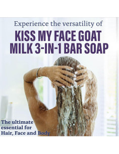 Jabón 3-en-1 Kiss My Face - Grosella Negra y Vainilla - 113g 2