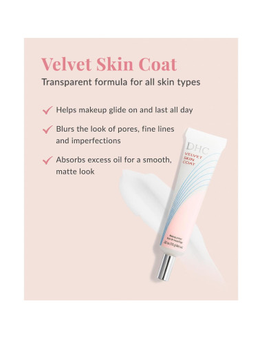 Primer de Maquillaje Matificante DHC Velvet Skin Coat 14.79g