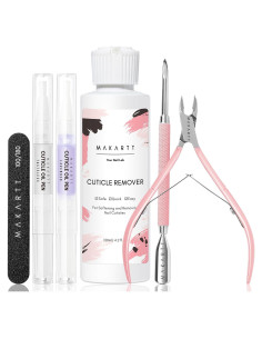 Kit de Cuidado de Uñas Makartt - Removedor de Cutículas 120ml