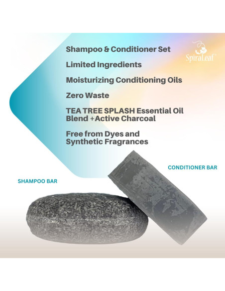 Juego de Barra de Champú y Acondicionador SpiraLeaf 108g