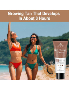 Crema Autobronceadora ONMYLOVIN 80ml Fórmula Natural Sin Rayas 2