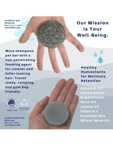 Juego de Barra de Champú y Acondicionador SpiraLeaf 108g