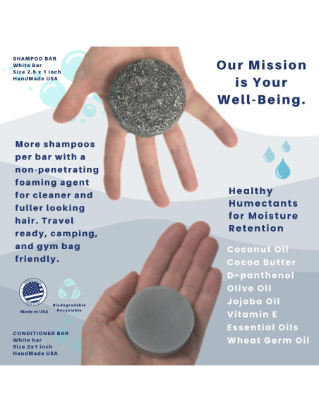 Juego de Barra de Champú y Acondicionador SpiraLeaf 108g