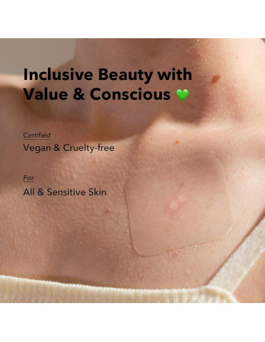 Parche para Acné Avarelle Hidrocoloide 40 Unidades Vegano