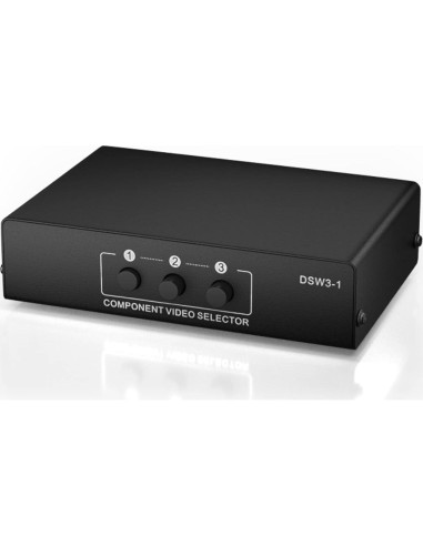 Conmutador AV Componente 3 en 1 LUKFOCAB 1080P 5 RCA