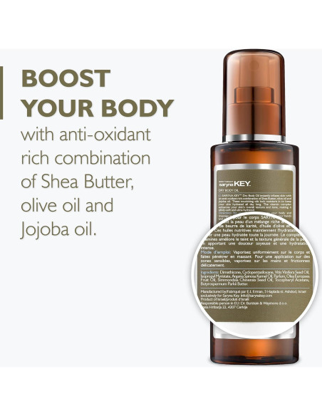Aceite Corporal Saryna Key Hidratante 280g - Manteca de Karité