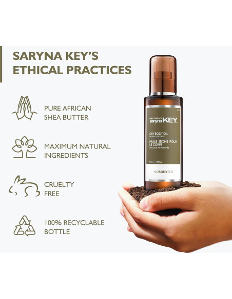 Aceite Corporal Saryna Key Hidratante 280g - Manteca de Karité