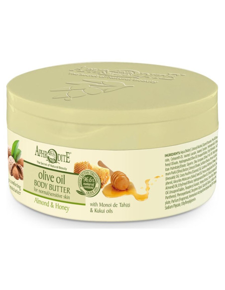 Manteca Corporal Aphrodite 200ml - Aceite de Oliva y Almendra
