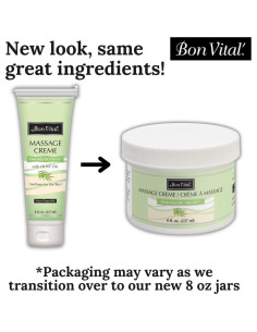 Crema de Masaje Terapéutico Bon Vital 226g con Aceite de Oliva 2