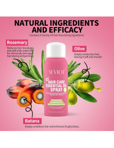 Spray de Aceite para Cabello SEVICH 80ml - Anti-Frizz y Brillo 2
