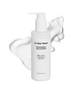 Limpiador 3 en 1 In Your Heart - Leche a Aceite a Espuma 200ml