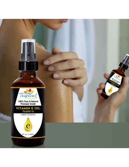 Aceite de Vitamina E Pura Tropical Holistic 118ml - Hidratante Aceite de Vitamina E Pura Tropical Holistic 118ml - Hidratante