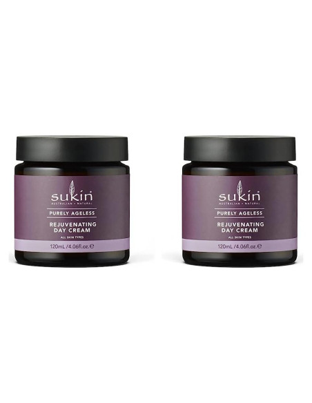 Crema de Día Rejuvenecedora Sukin Purely Ageless 120 ml (Paquete de 2)