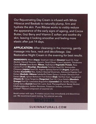 Crema de Día Rejuvenecedora Sukin Purely Ageless 120 ml (Paquete de 2)