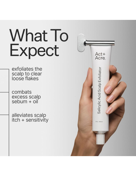Exfoliante Cuero Cabelludo ACT+Acre 59ml | Ácido Salicílico, Papaya, Menta