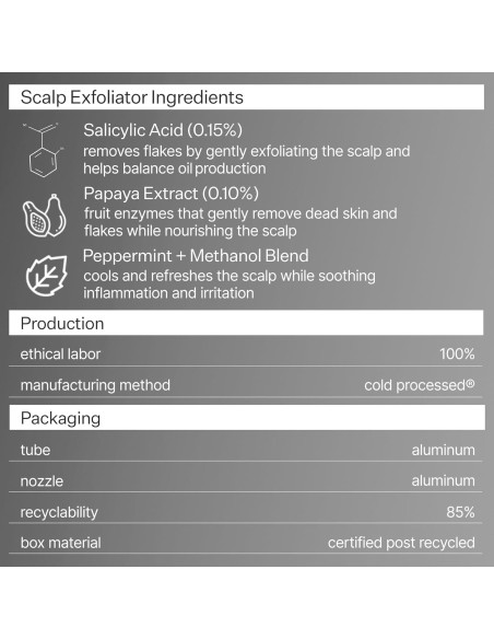 Exfoliante Cuero Cabelludo ACT+Acre 59ml | Ácido Salicílico, Papaya, Menta