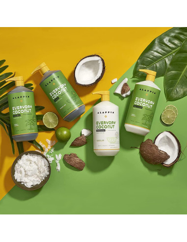 Champú Hidratante Alaffia Coco Lima 946 ml - Cabello Normal a Seco