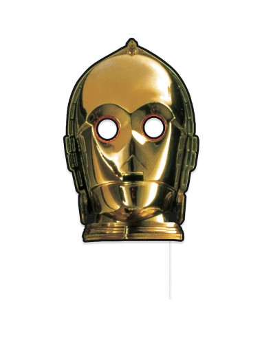 Accesorios Photobooth Star Wars - Paquete de 8 - Cartón Multicolor