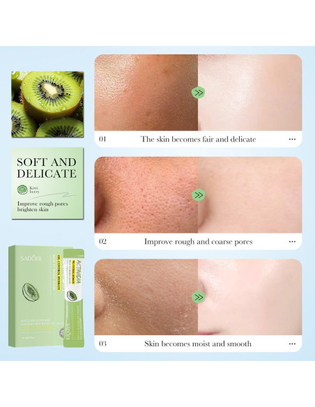 Set de 20 Máscaras Faciales Blopuivo - Hidratación y Limpieza