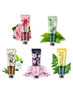 Set de 5 Cremas de Manos Hidratantes Fusang 30ml Aromáticas