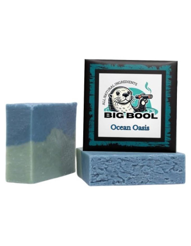 Jabón Natural para Hombre Big Bool 127g - Oasis Oceánico