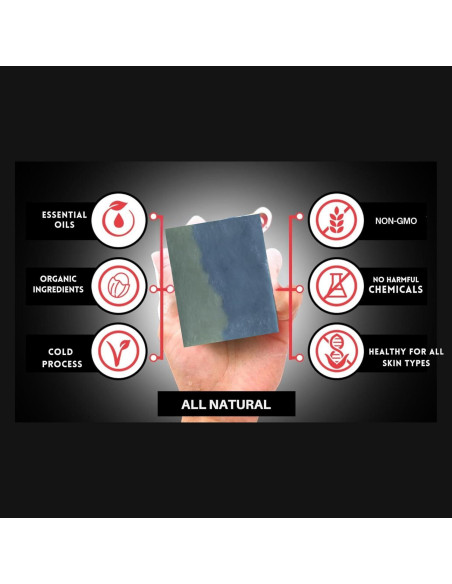 Jabón Natural para Hombre Big Bool 127g - Oasis Oceánico