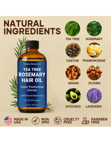 Aceite para Crecimiento del Cabello Nexon Botanics 60 ml